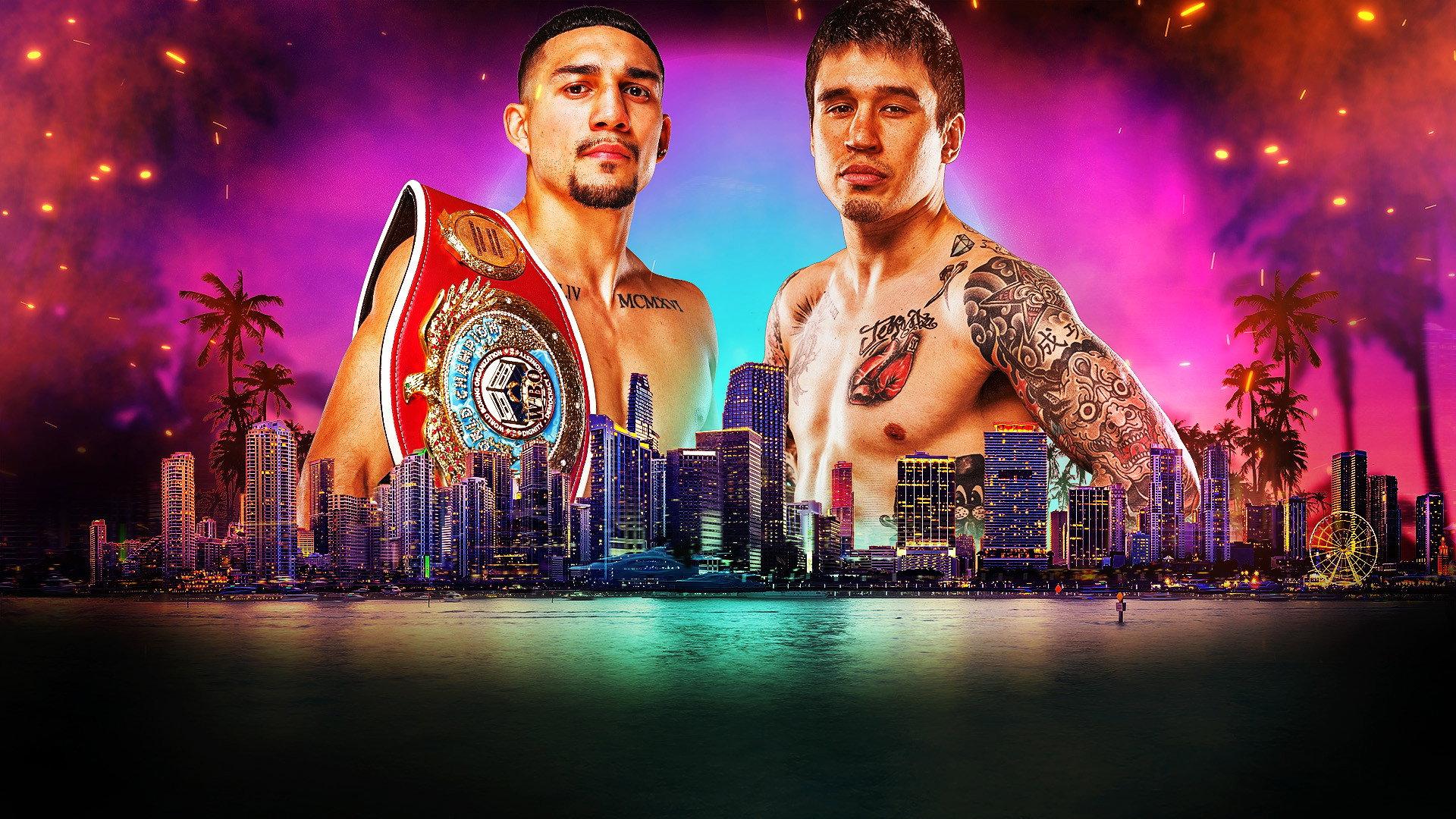 Teofimo Lopez vs. Steve Claggett 2024 movie scene