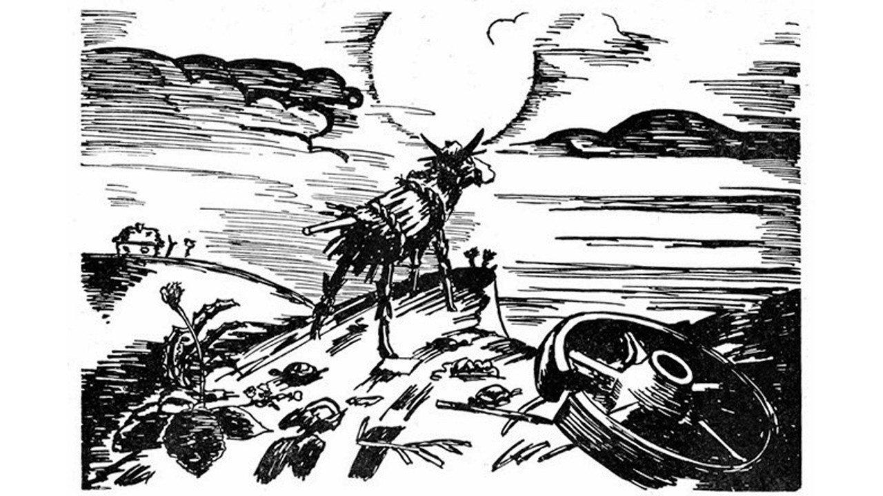A Tale of Little Straw Bull 1927 movie scene