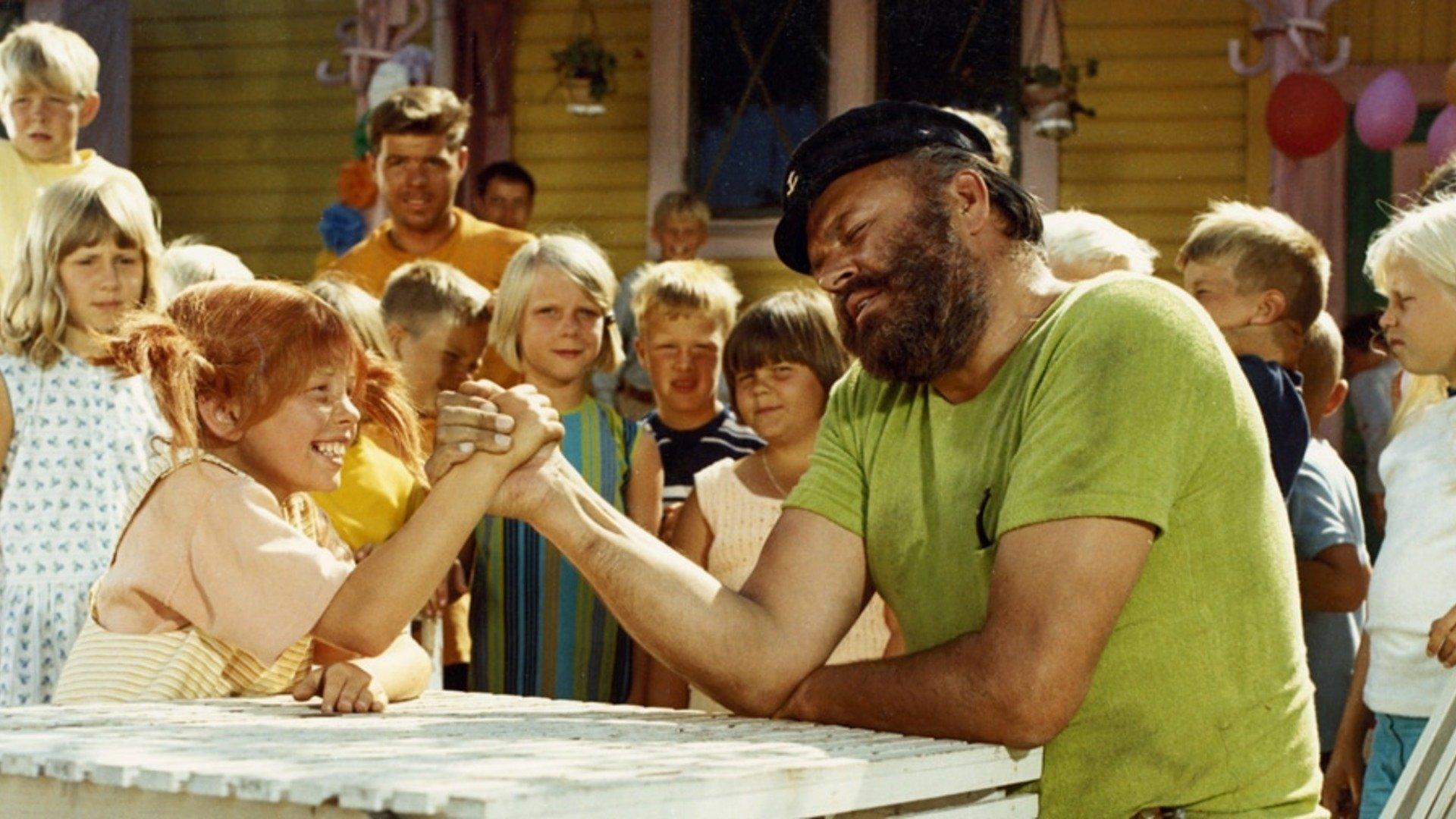 Pippi Goes on Board 1969 movie scene