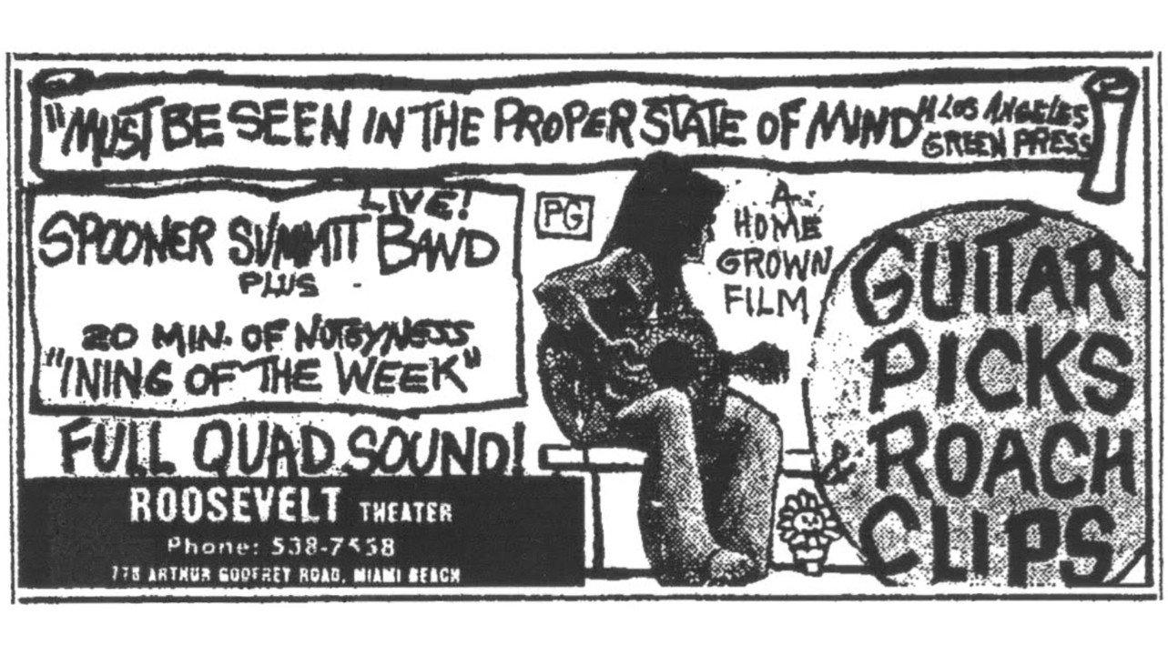 Guitar Picks and Roach Clips 1975 movie scene