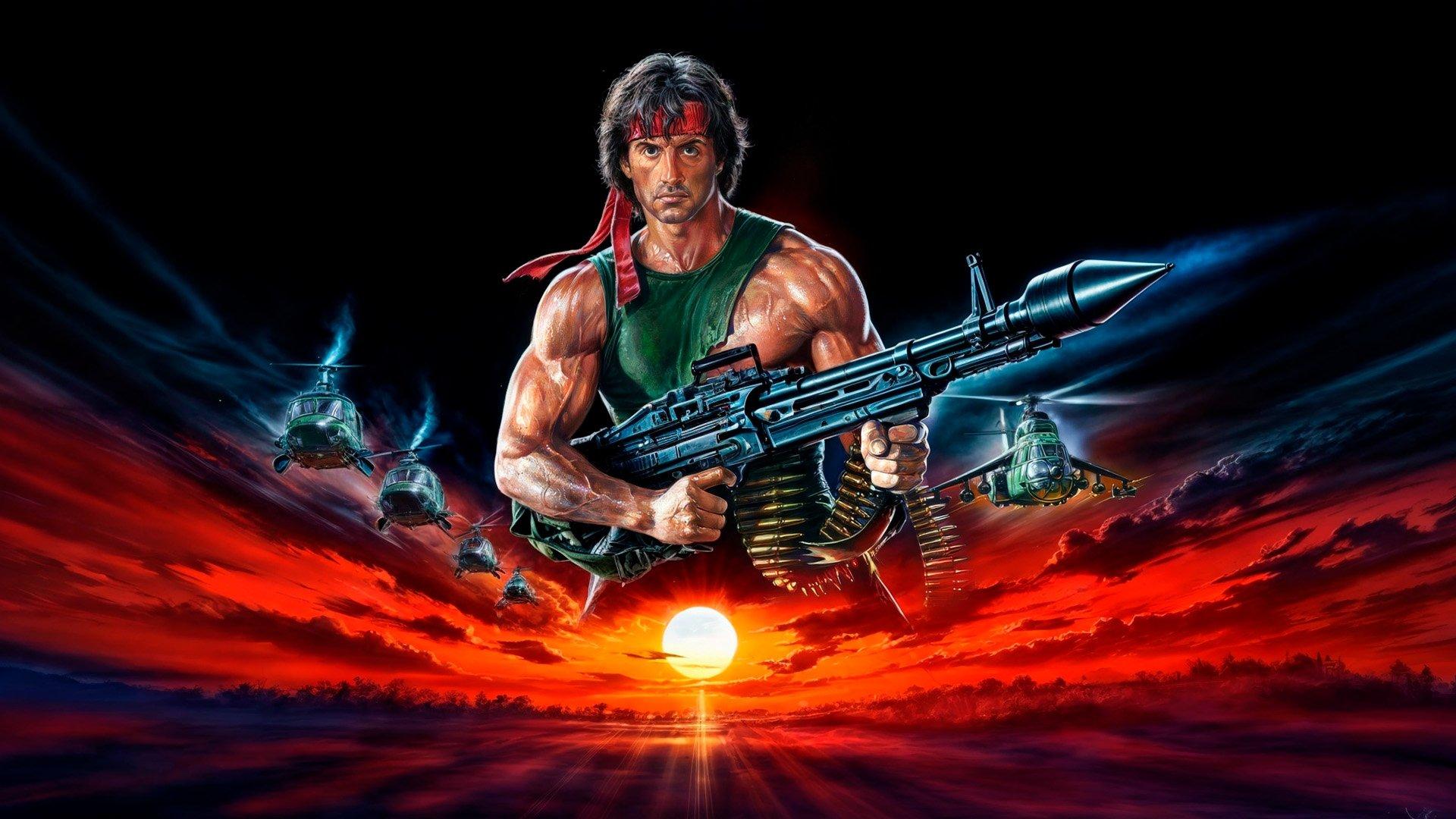 Rambo: First Blood Part II 1985 movie scene