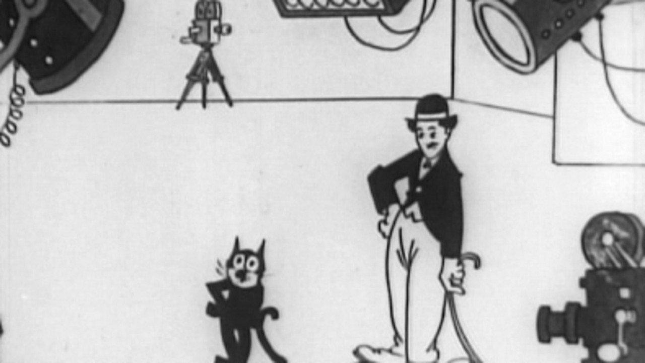 Felix in Hollywood 1923 movie scene