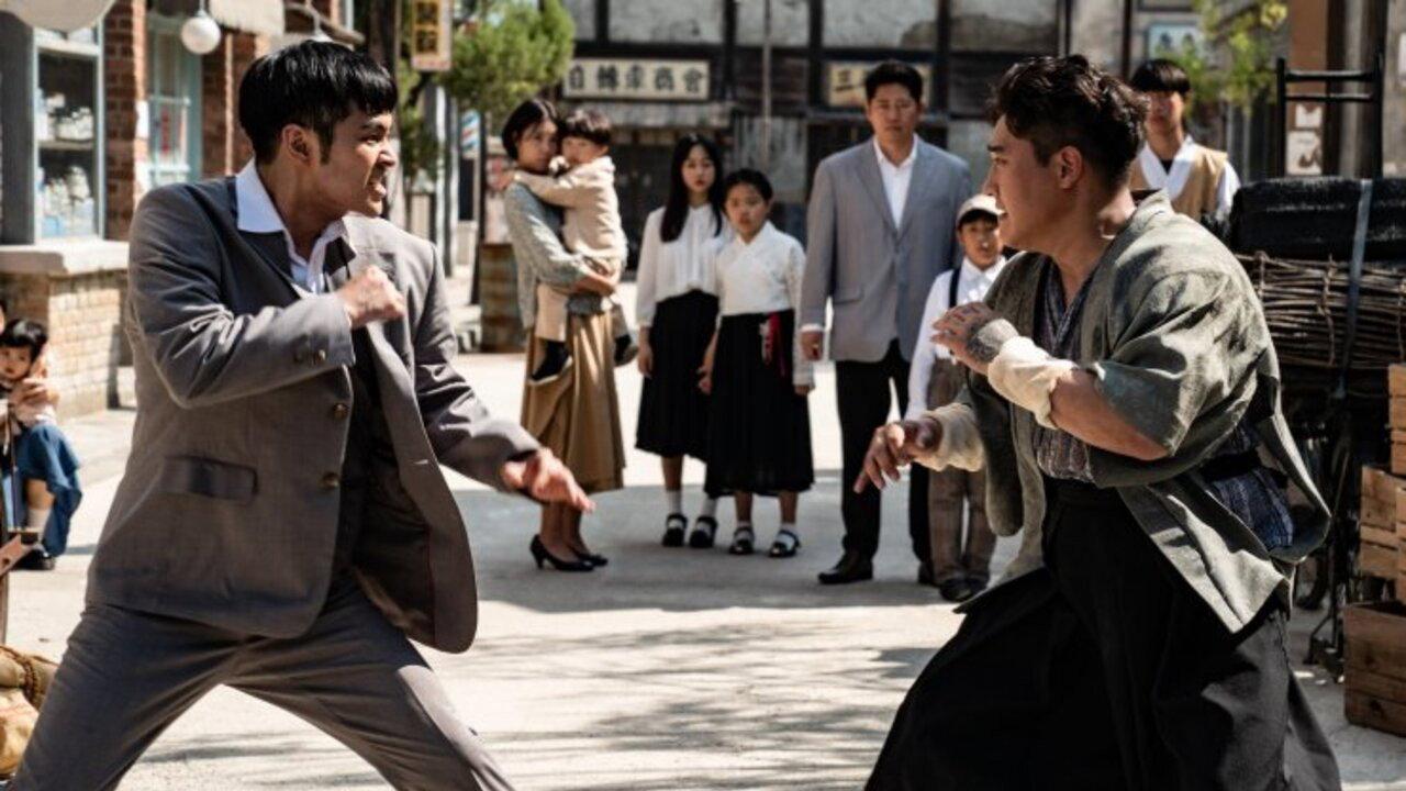 Dual Wielding Swordsman 2019 movie scene