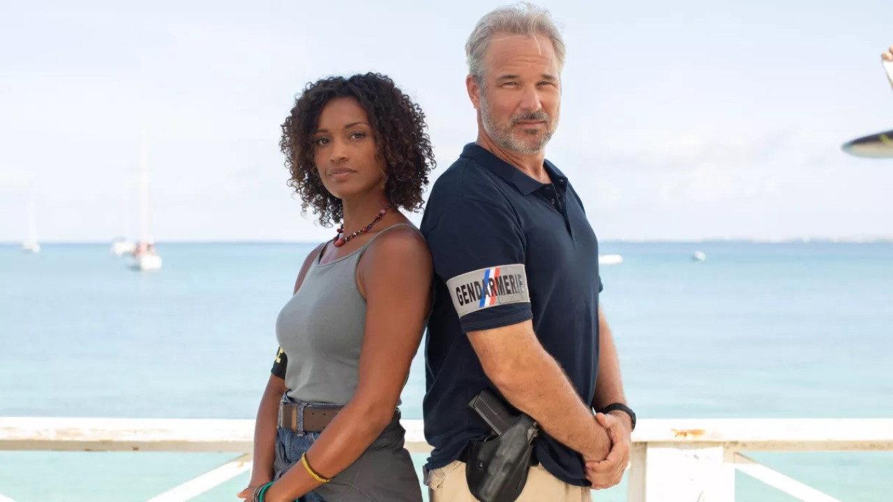 Meurtres à Saint-Martin 2024 movie scene