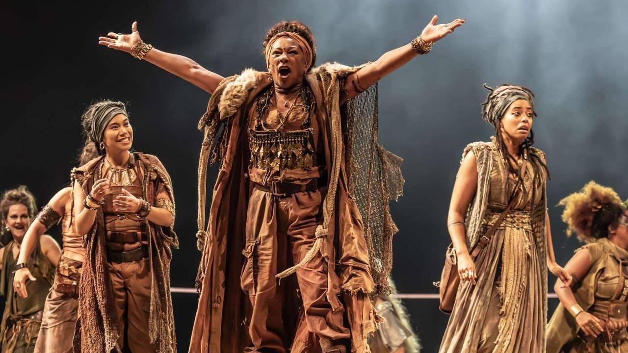 National Theatre Live: Bacchae 2025 movie scene