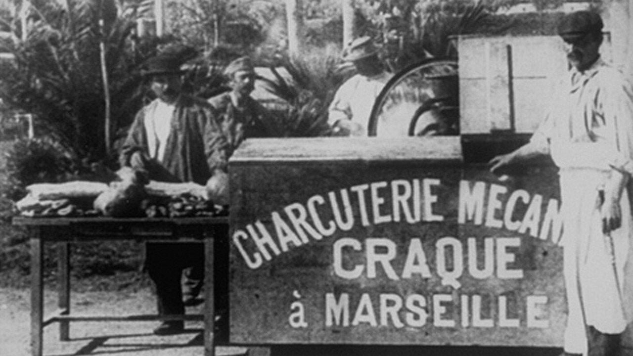 The Mechanical Butcher 1895 movie scene