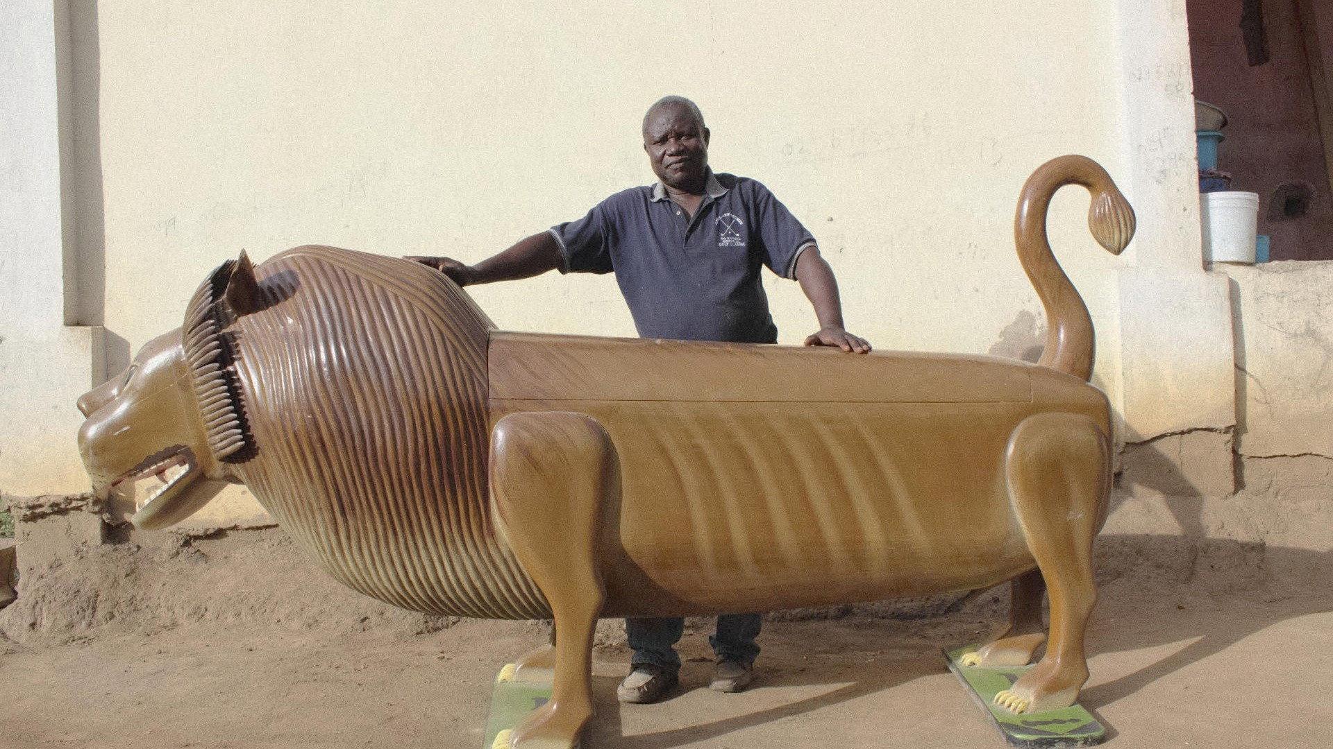 Paa Joe & The Lion 2016 movie scene