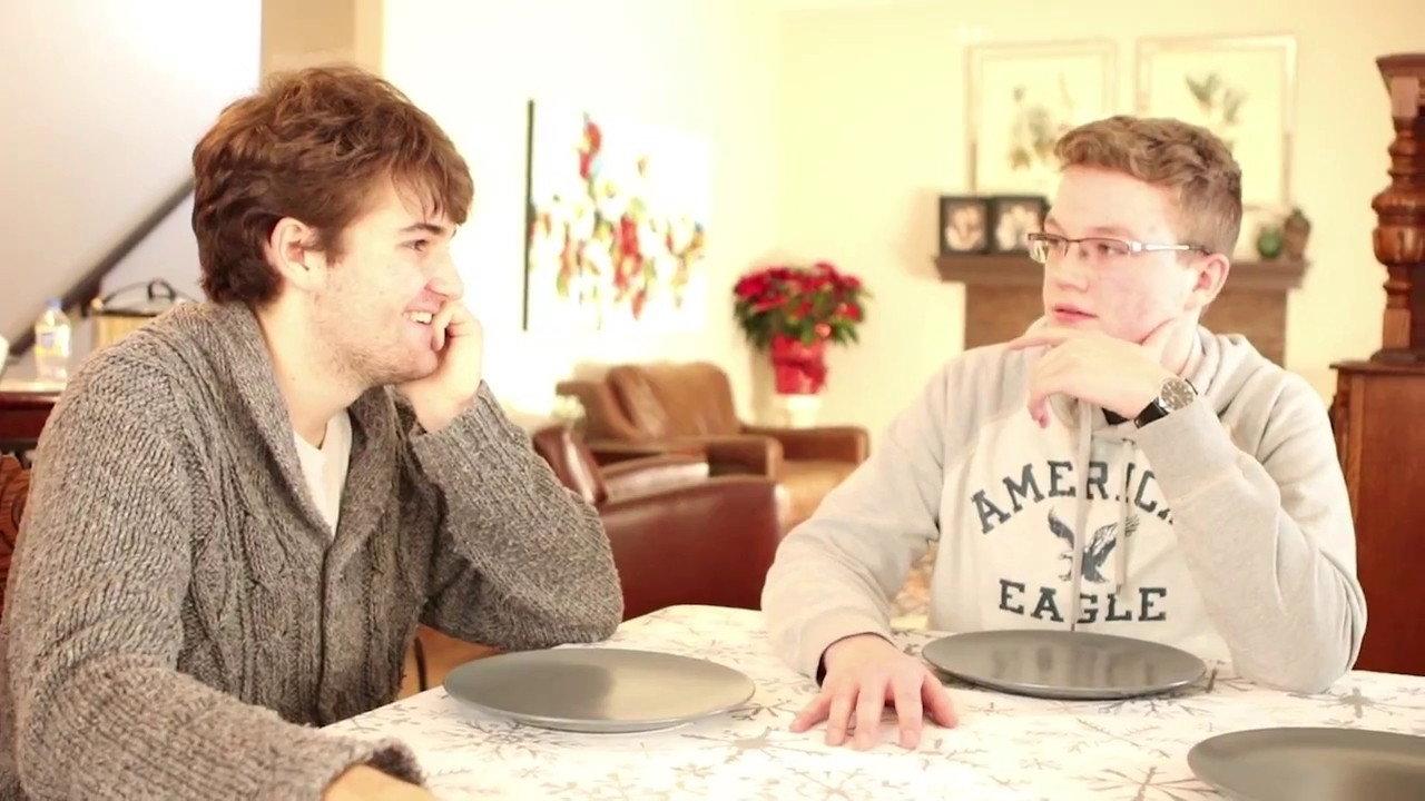 Snowed In 2018 movie scene