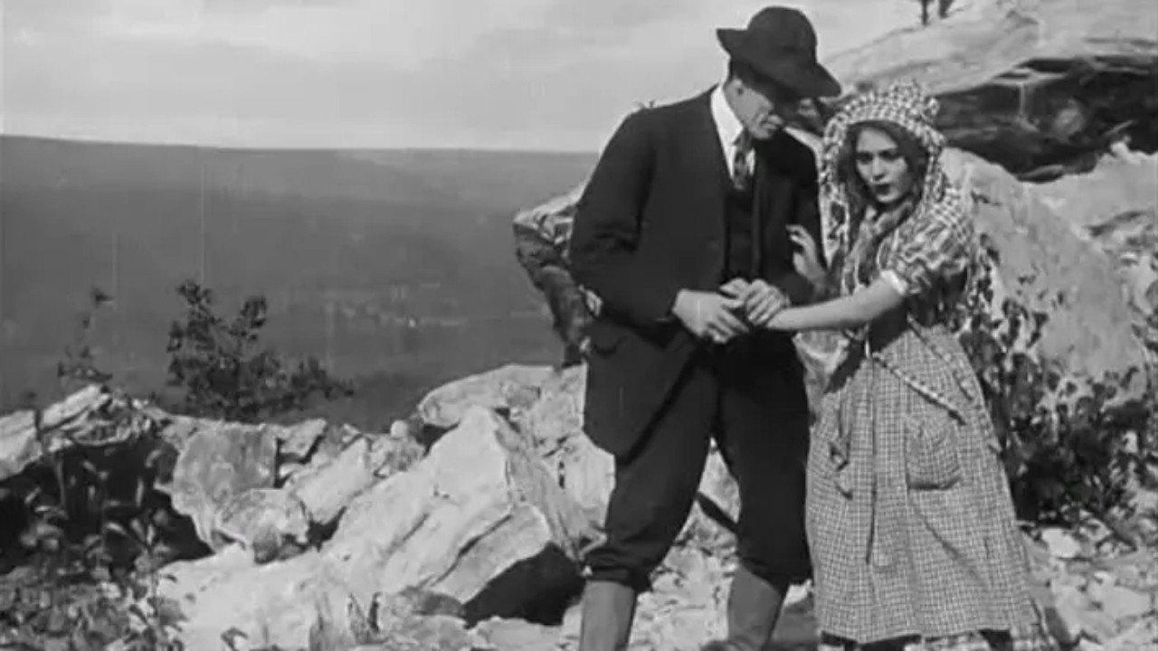The Mountaineer's Honor 1909 movie scene