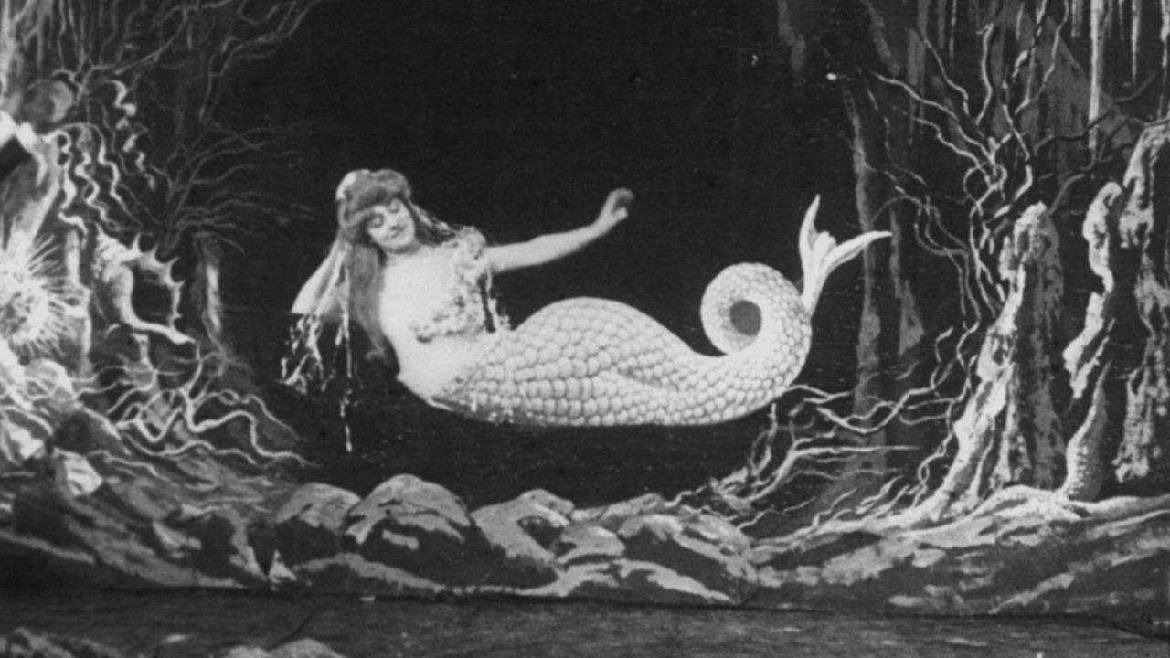 The Mermaid 1904 movie scene
