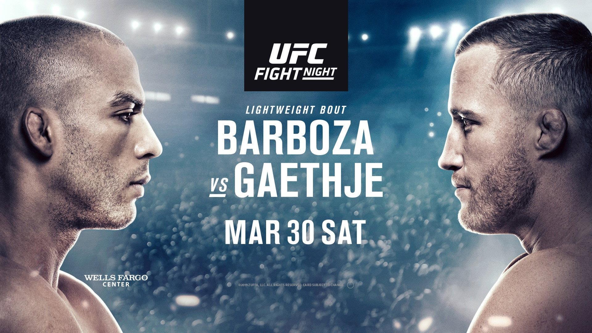 UFC on ESPN 2: Barboza vs Gaethje 2019 movie scene