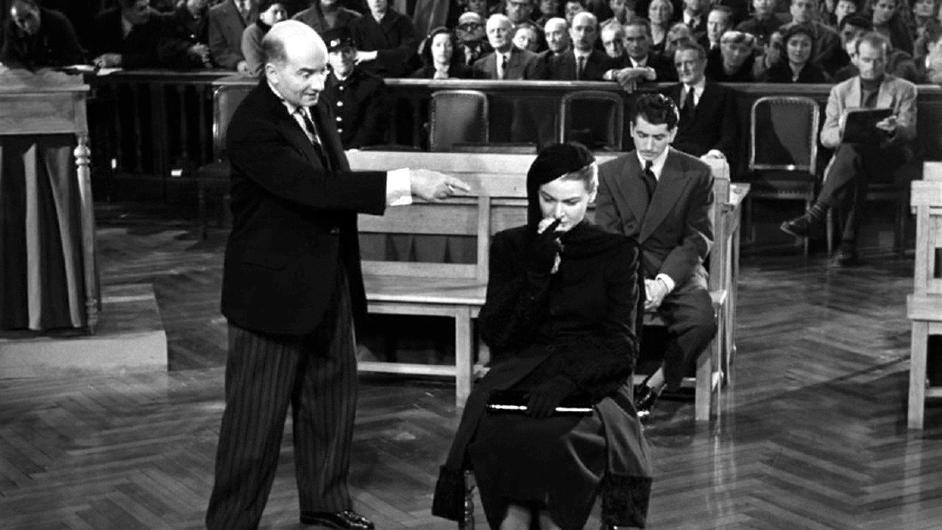 On Trial 1954 movie scene