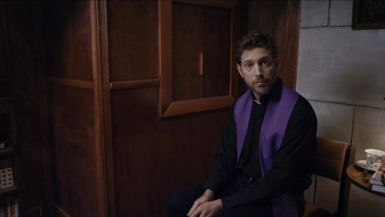 Surviving Confession 2019 movie scene