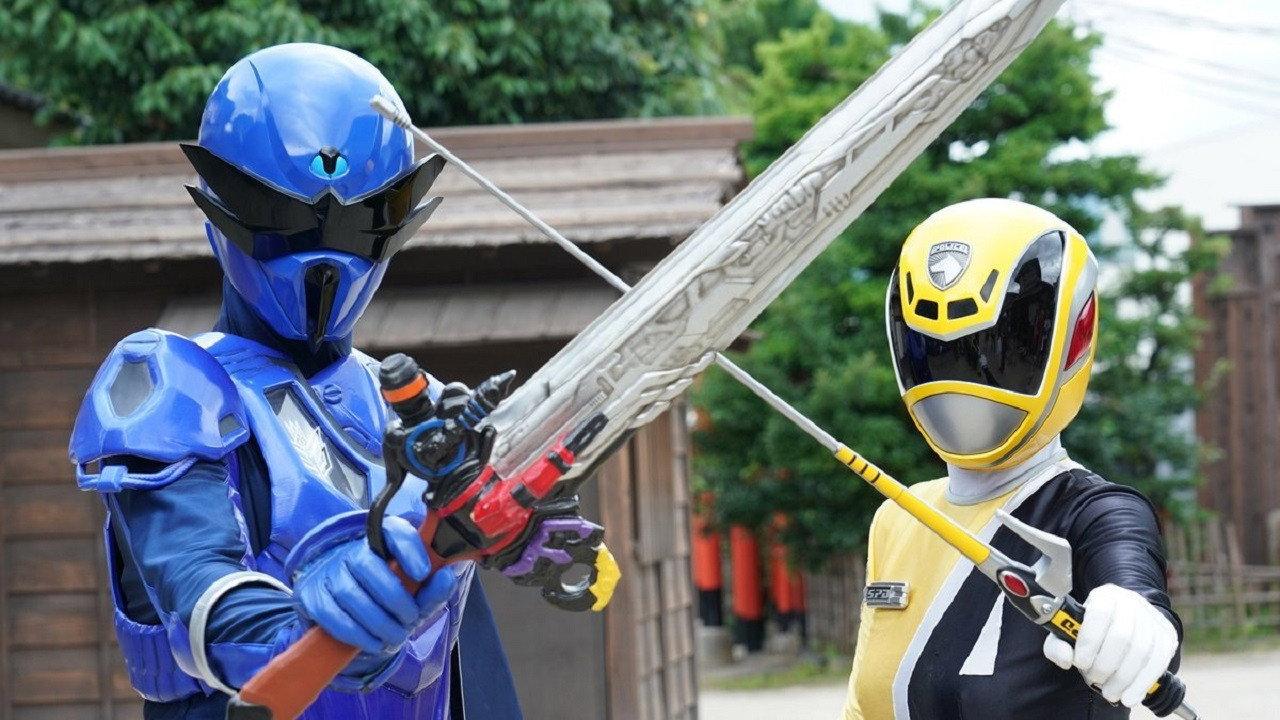 Tokusou Sentai Dekaranger with Tombo Ohger 2024 movie scene