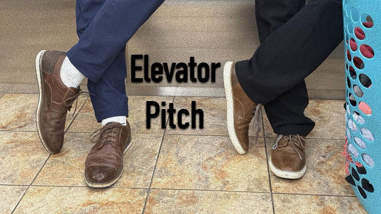 Elevator Pitch 2025 movie scene