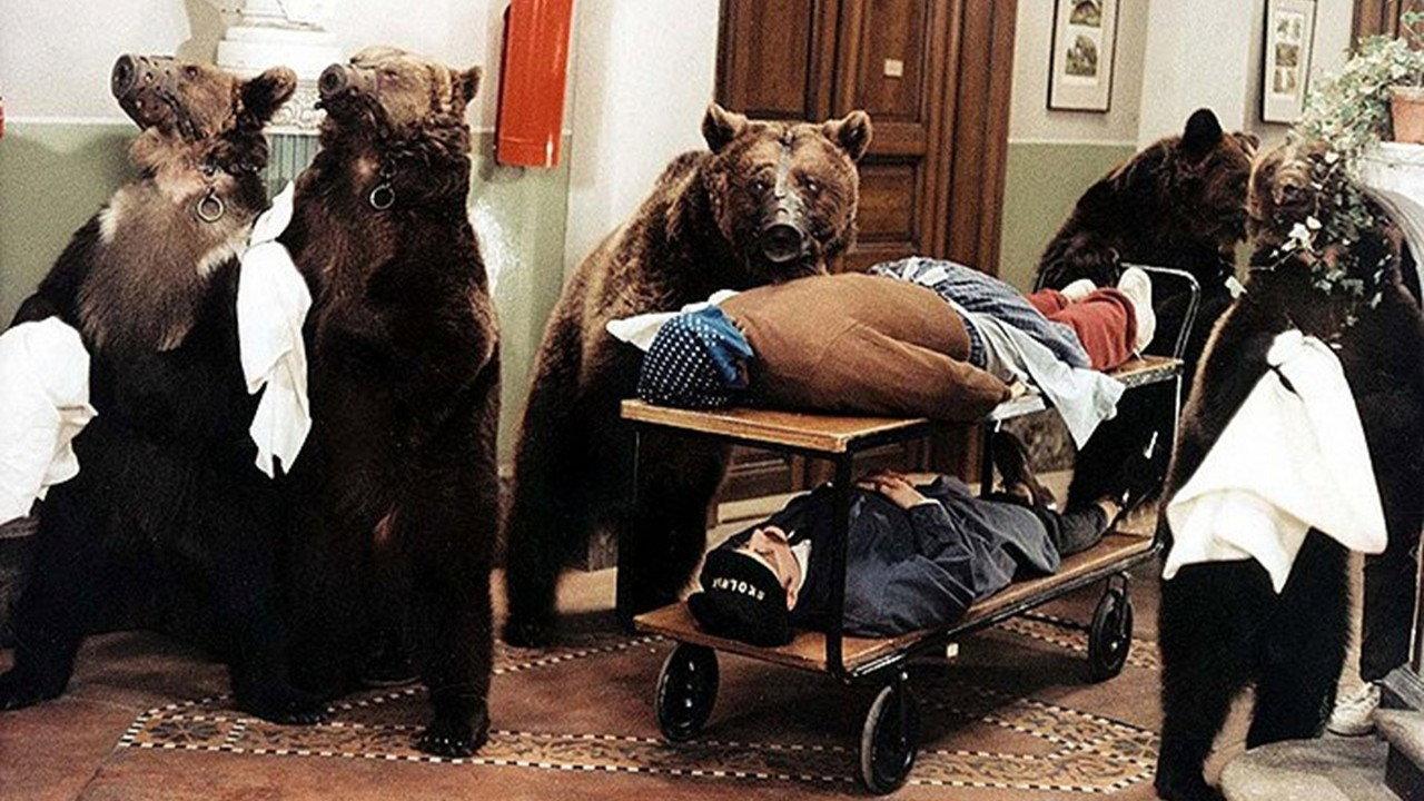 Six Bears and a Clown 1972 movie scene