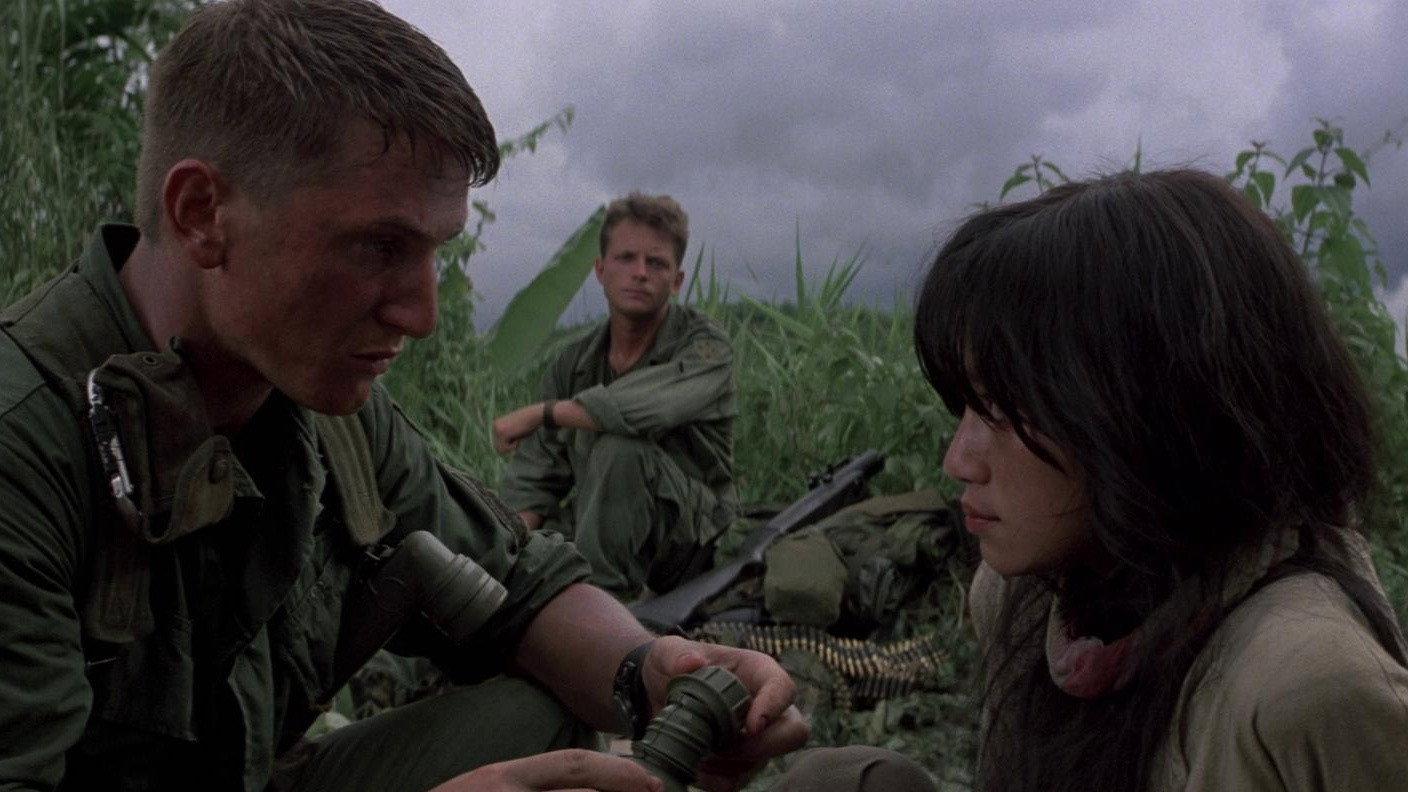Casualties of War 1989 movie scene