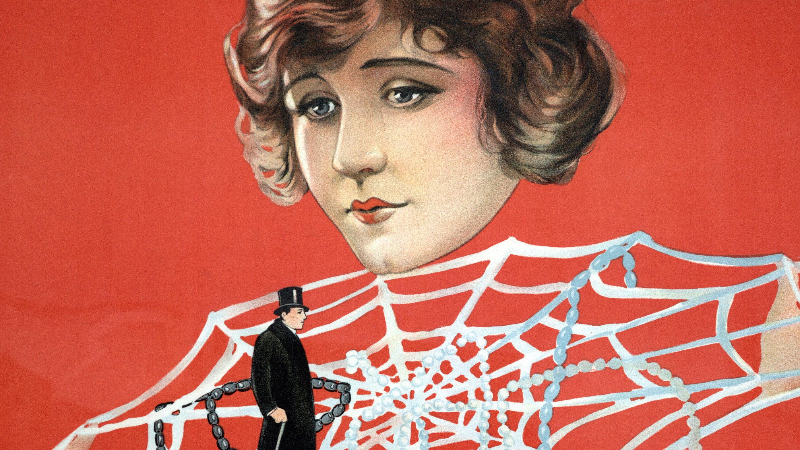 The Web of Desire 1917 movie scene