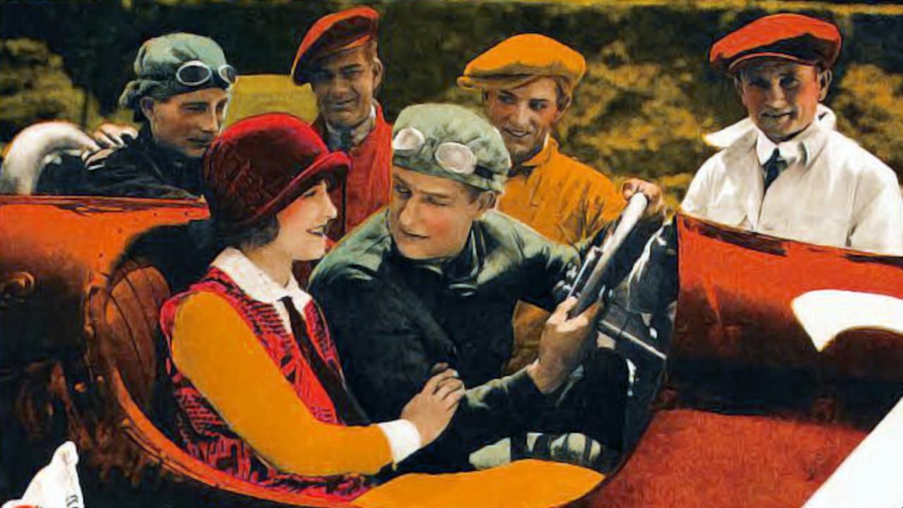 Sporting Youth 1924 movie scene