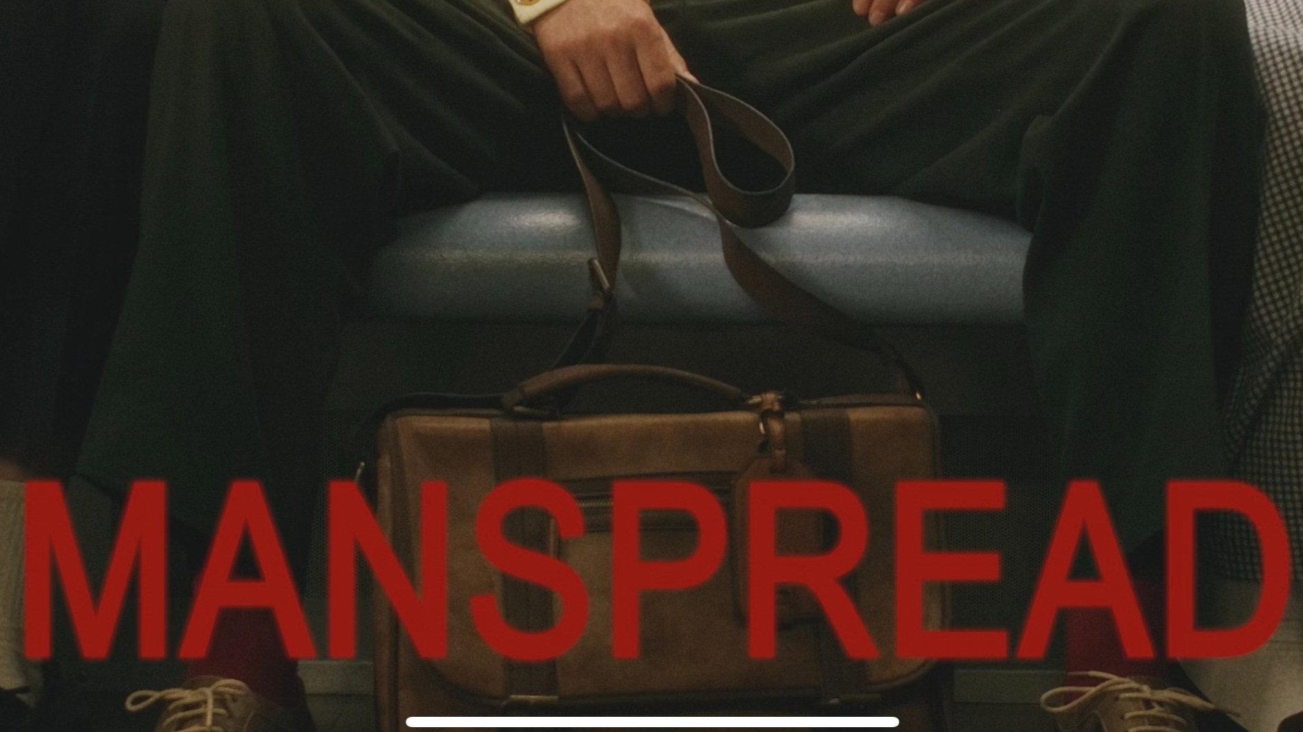 Manspread 2024 movie scene