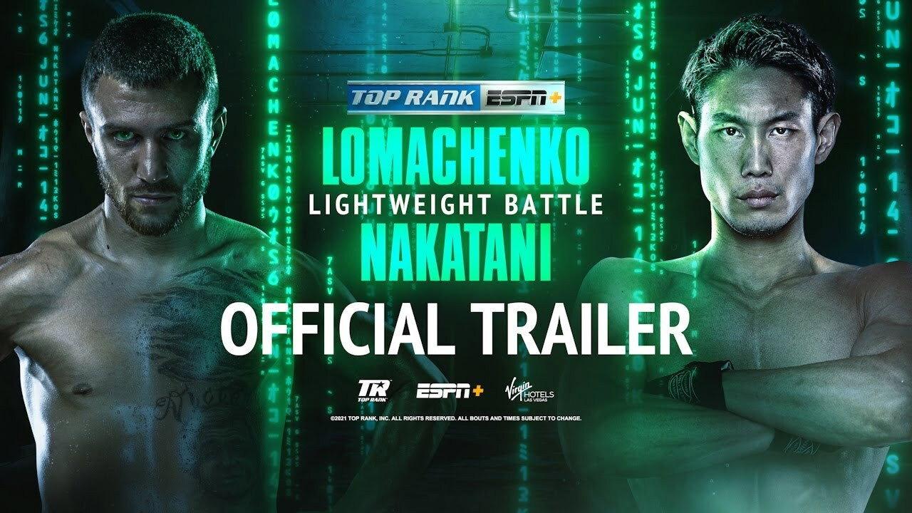Vasyl Lomachenko vs. Masayoshi Nakatani 2021 movie scene