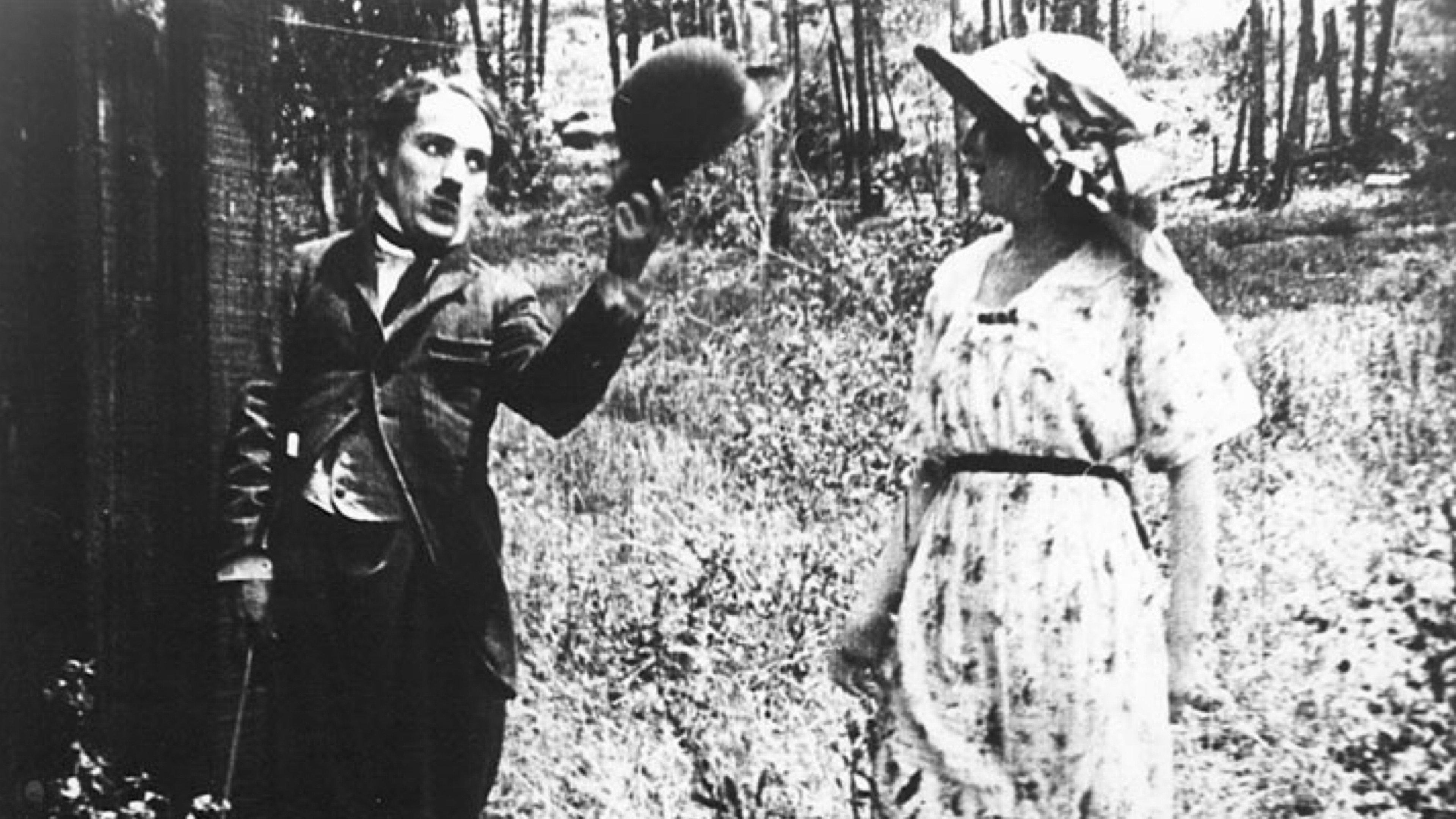 The Fatal Mallet 1914 movie scene