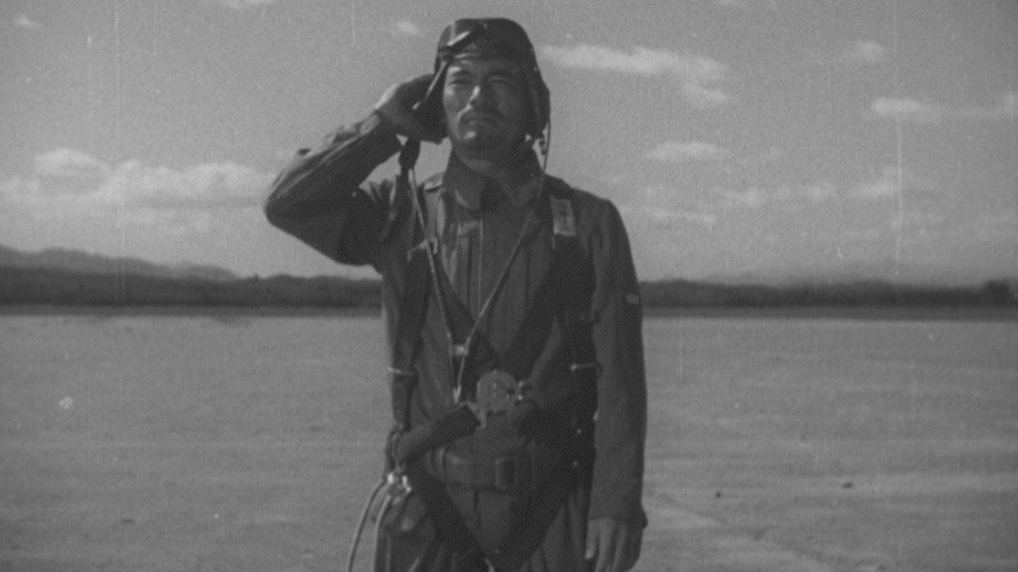 Colonel Kato's Falcon Squadron 1944 movie scene