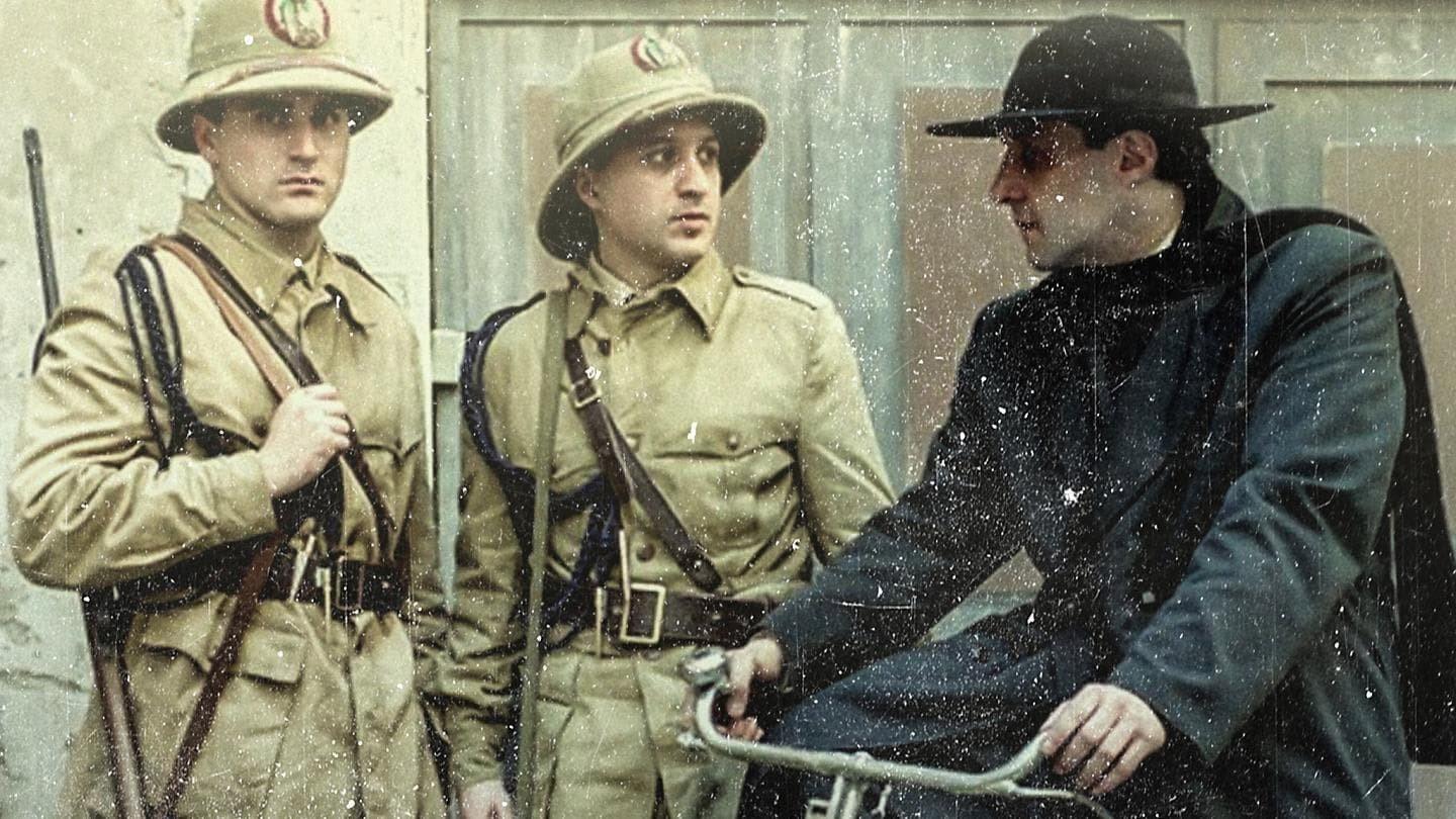 La buona battaglia - Don Pietro Pappagallo movie scene