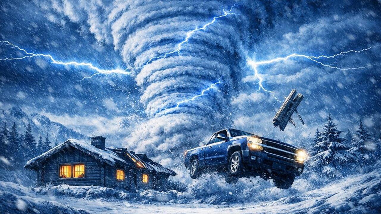 Ice Twister 2026 movie scene