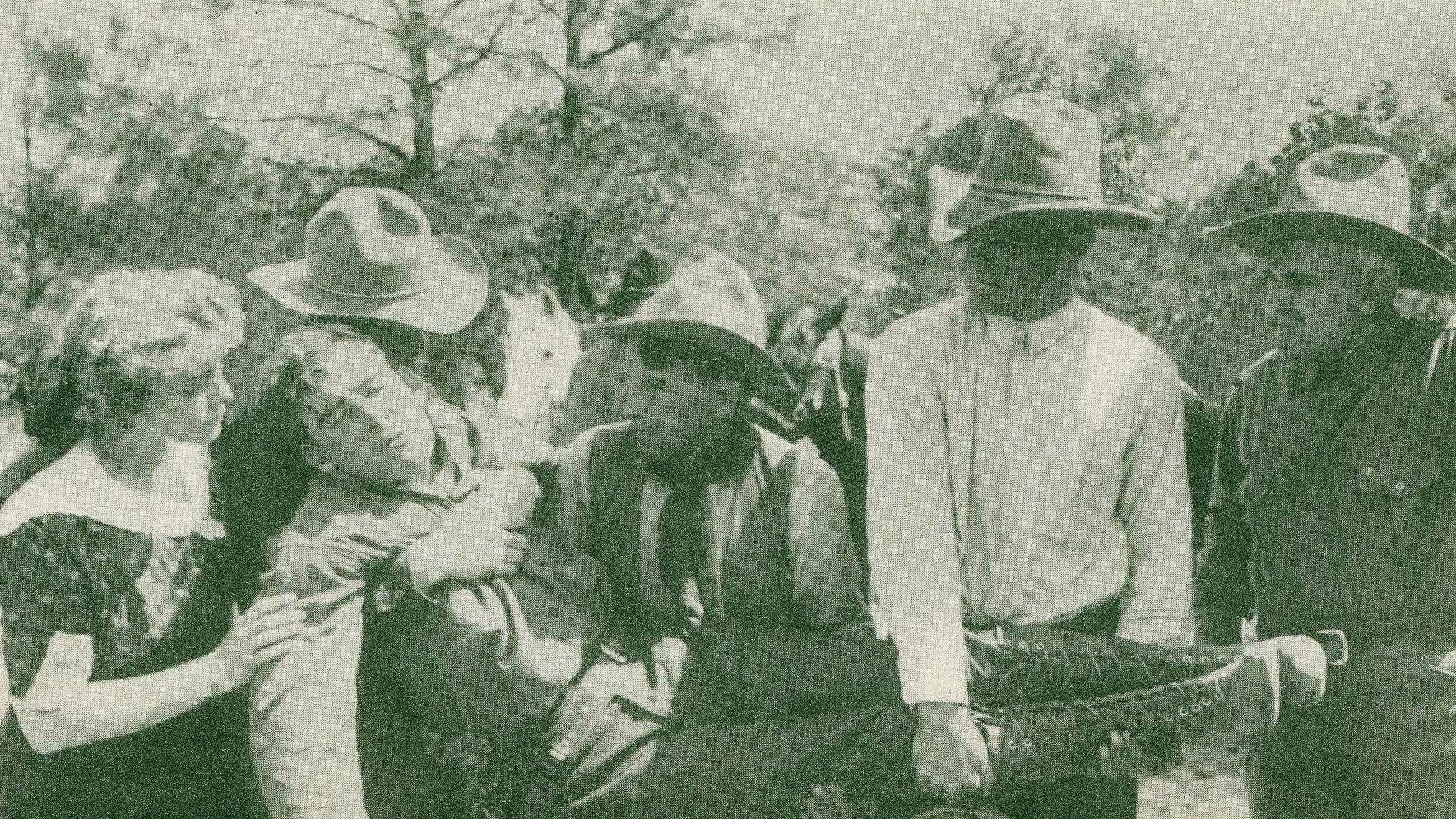 Made a Coward 1913 movie scene