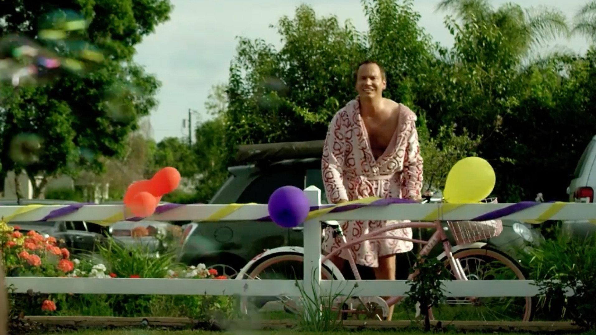 Pink Bike 2020 movie scene