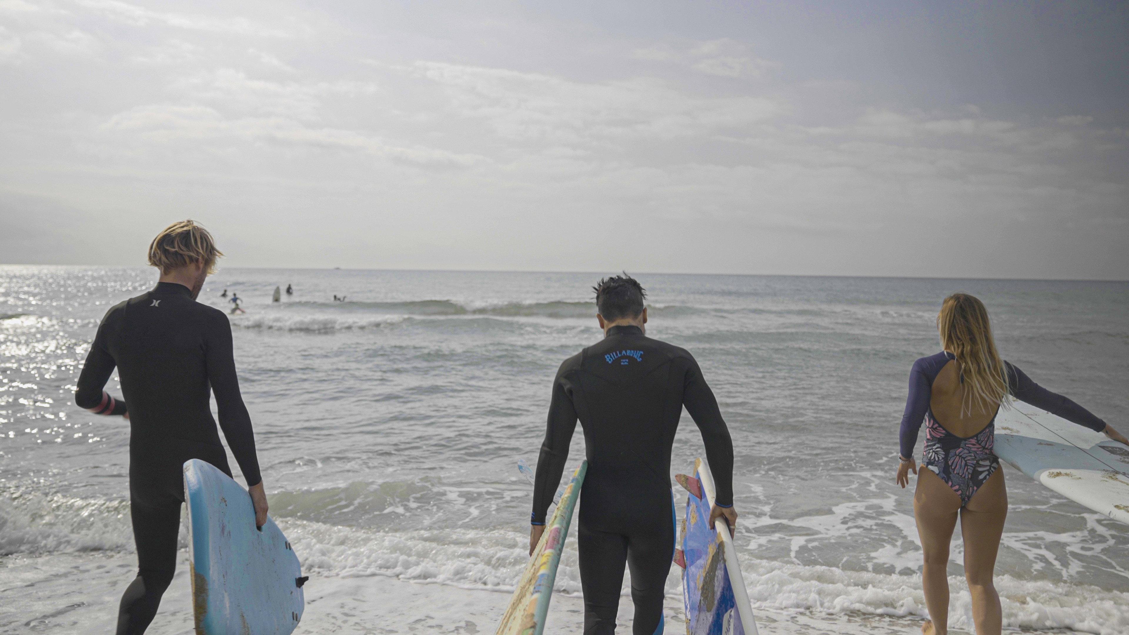 Barcelona Surf Destination 2022 movie scene