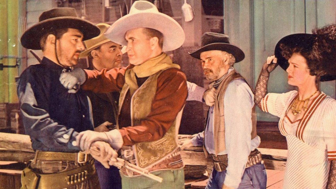 Frontier Crusader 1940 movie scene