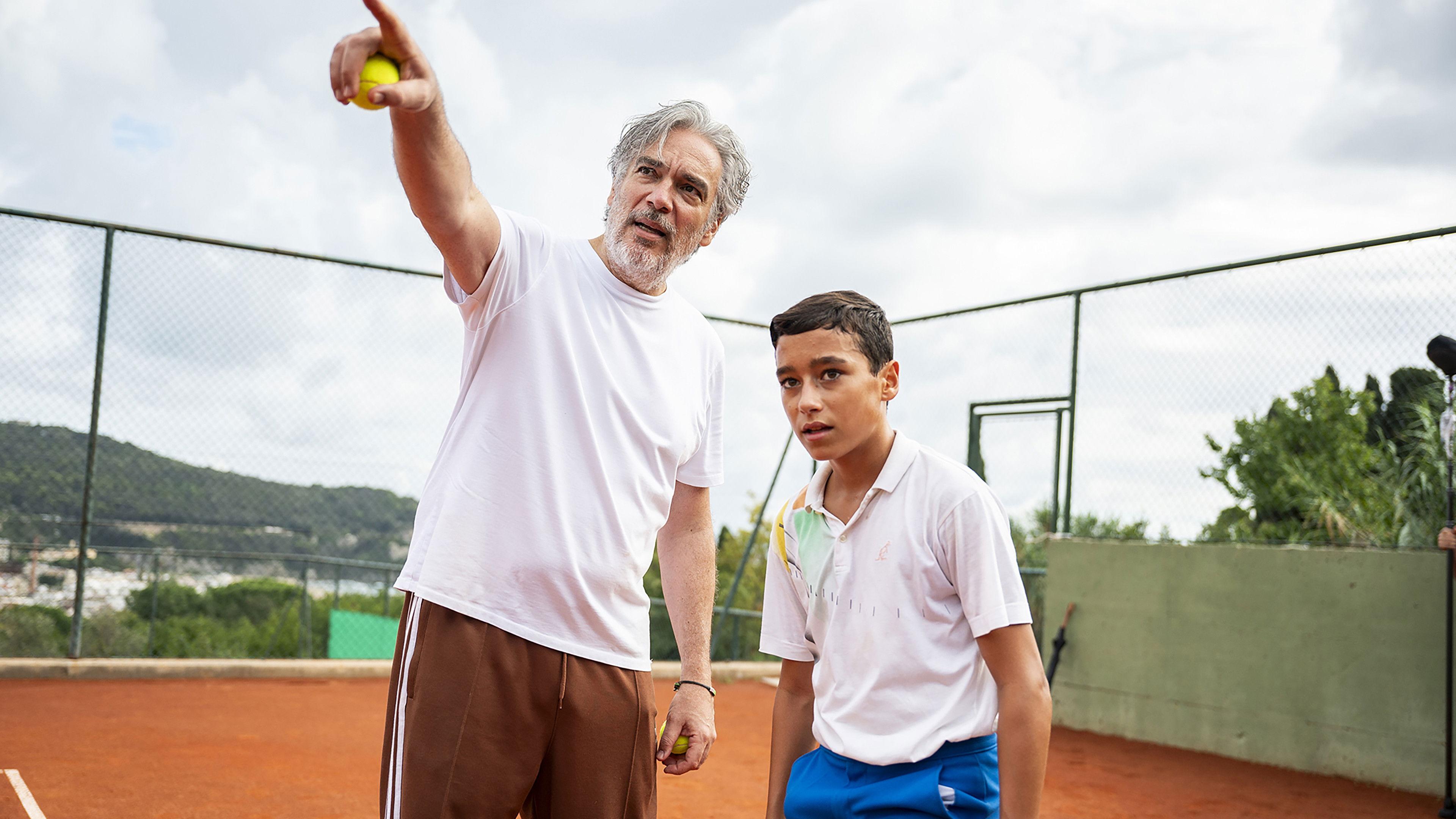 My Tennis Maestro 2025 movie scene