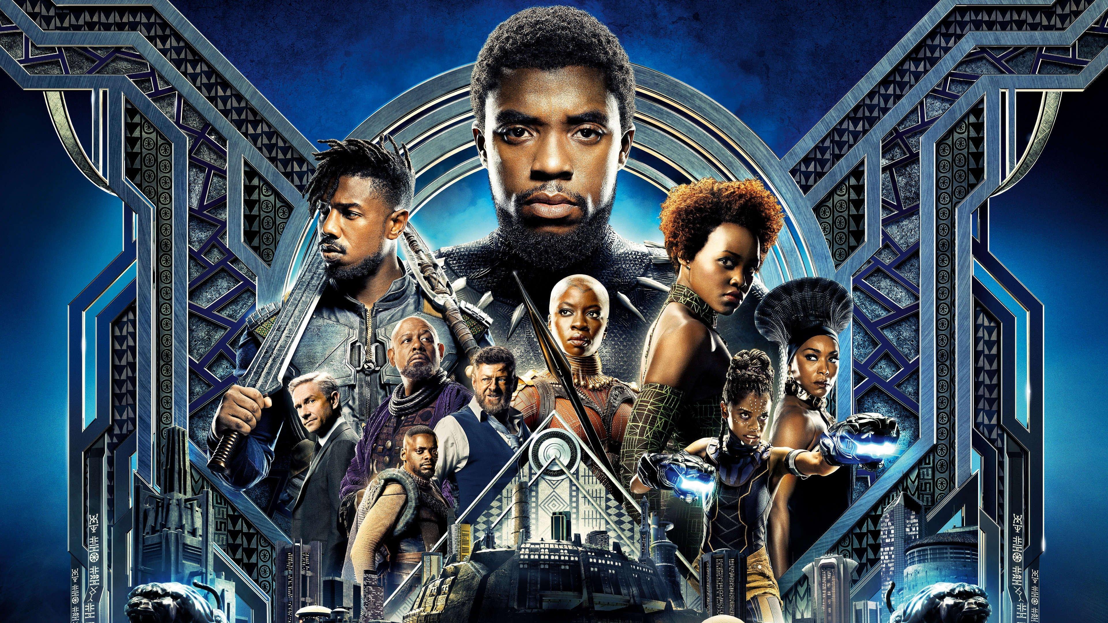 Black Panther 2018 movie scene