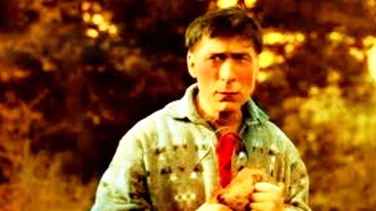 The Sheriff's Streak of Yellow 1915 movie scene