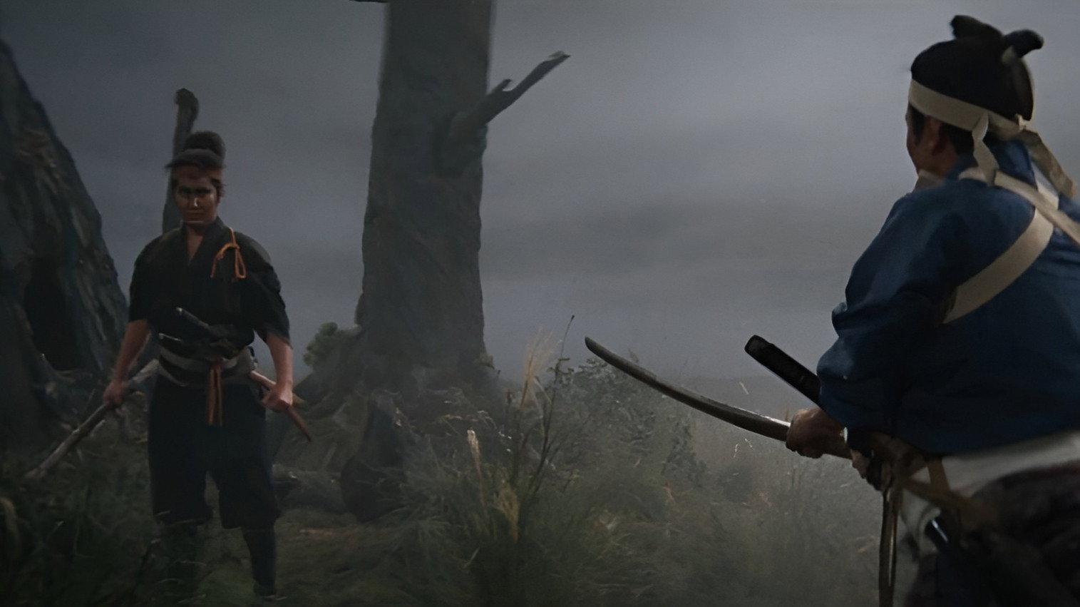 Miyamoto Musashi III: Birth of Two Sword Style 1963 movie scene