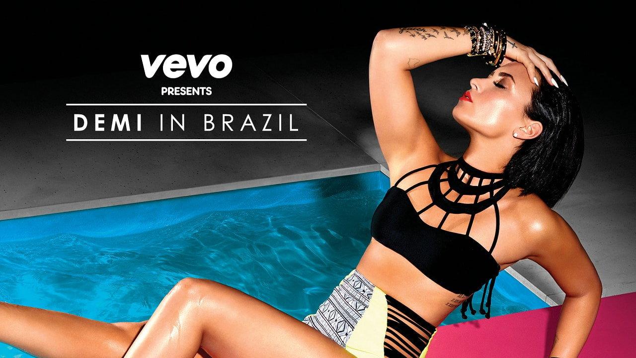 Demi Lovato Live in Brazil 2015 movie scene