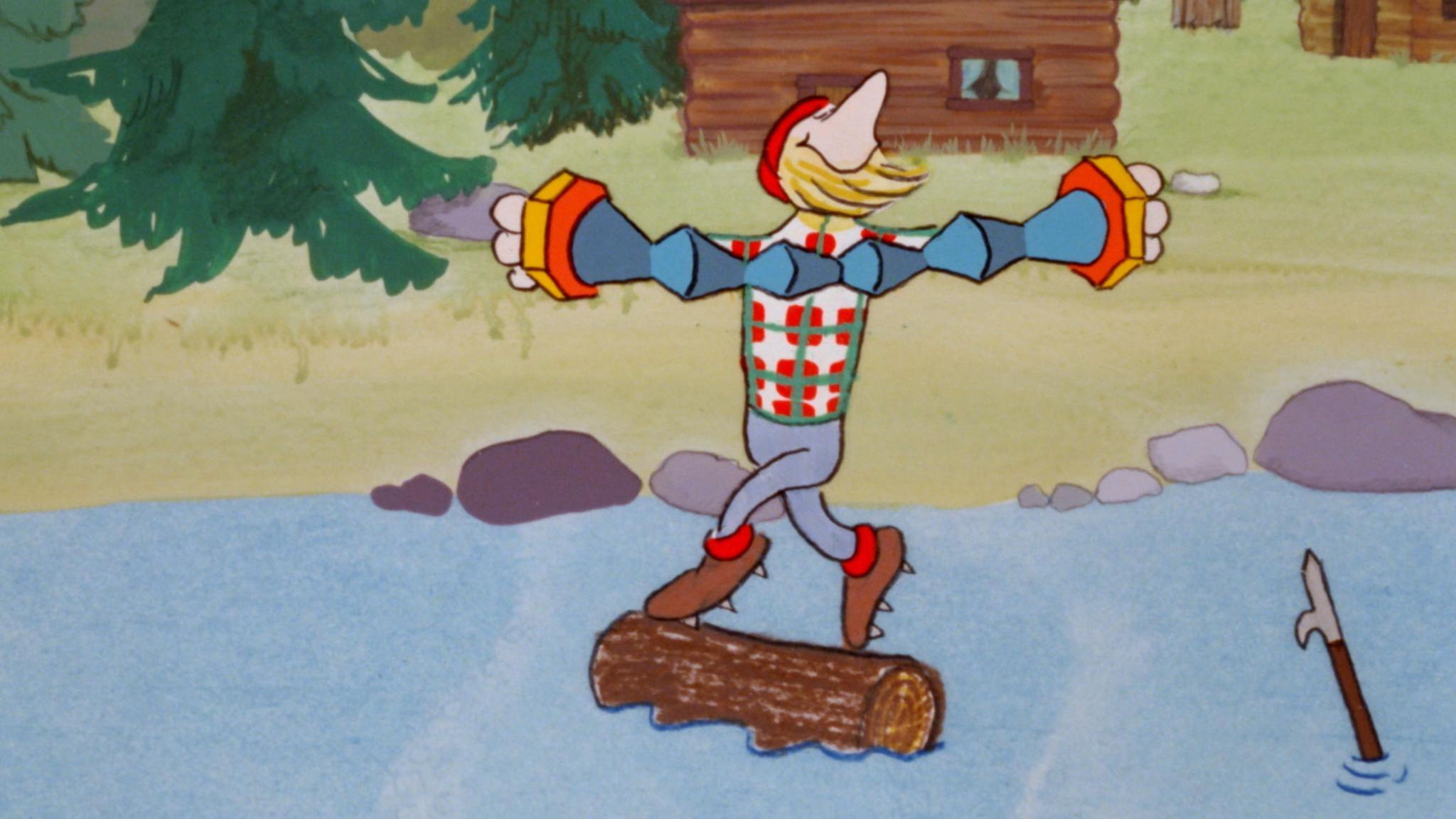 Canada Vignettes: Log Driver's Waltz 1979 movie scene