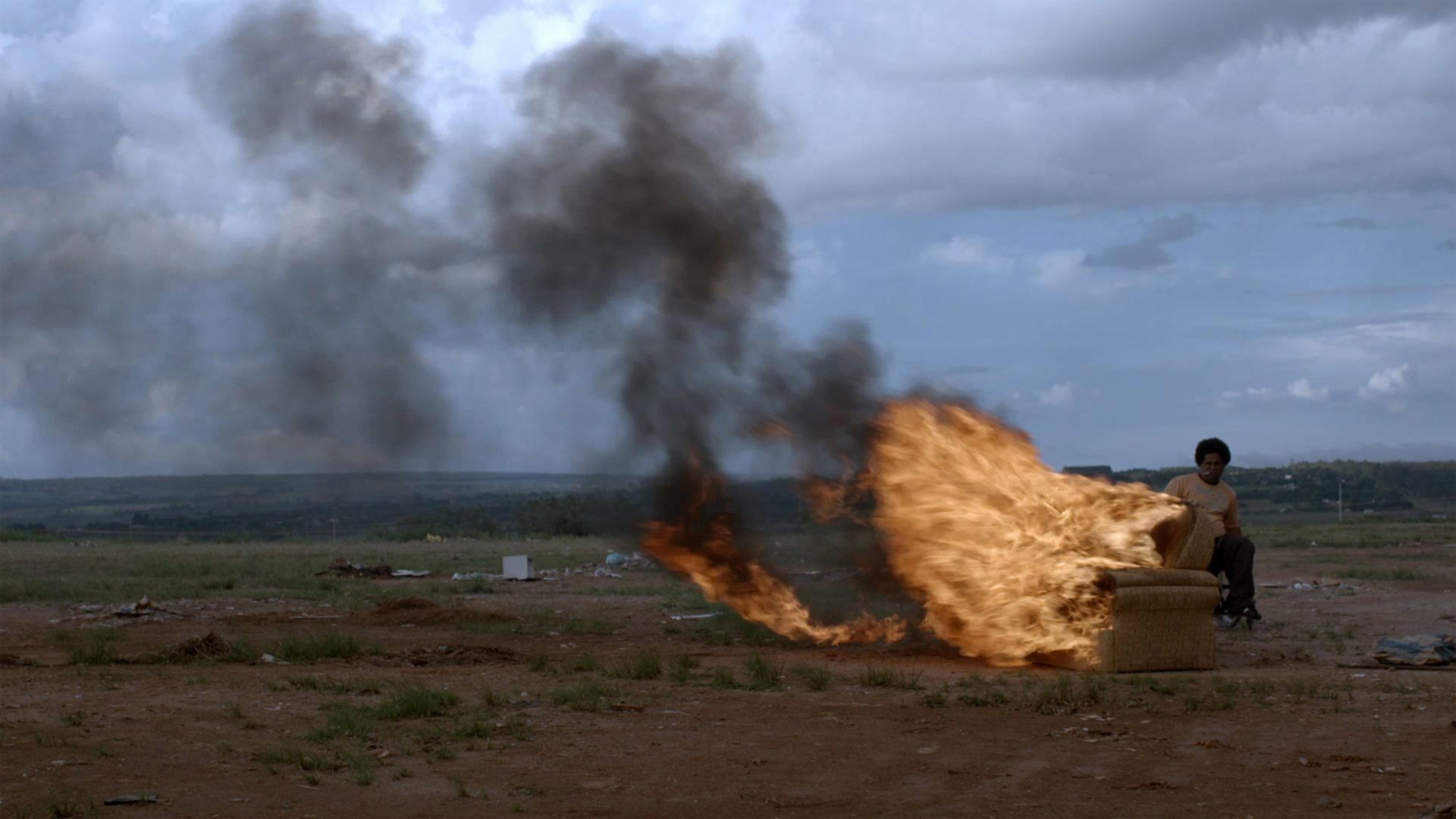 White Out, Black In 2014 movie scene