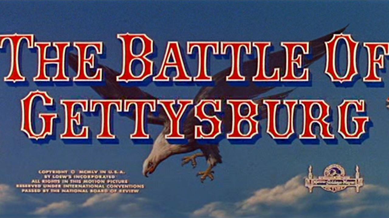 The Battle of Gettysburg 1955 movie scene
