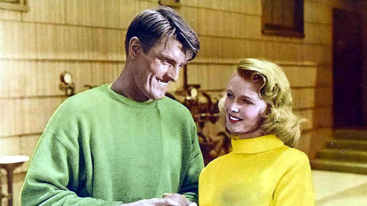 Crazylegs 1953 movie scene