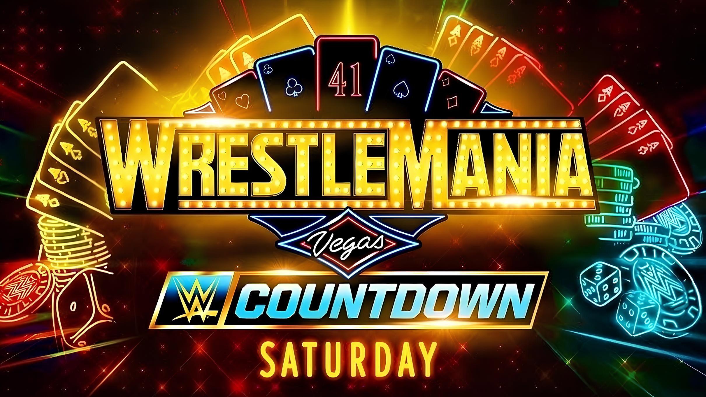 Countdown to WrestleMania 41 Saturday 2025 movie scene