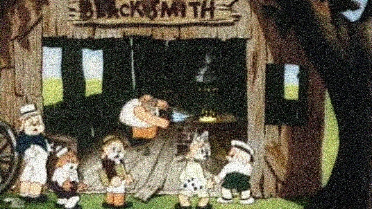 The Village Smithy 1936 movie scene
