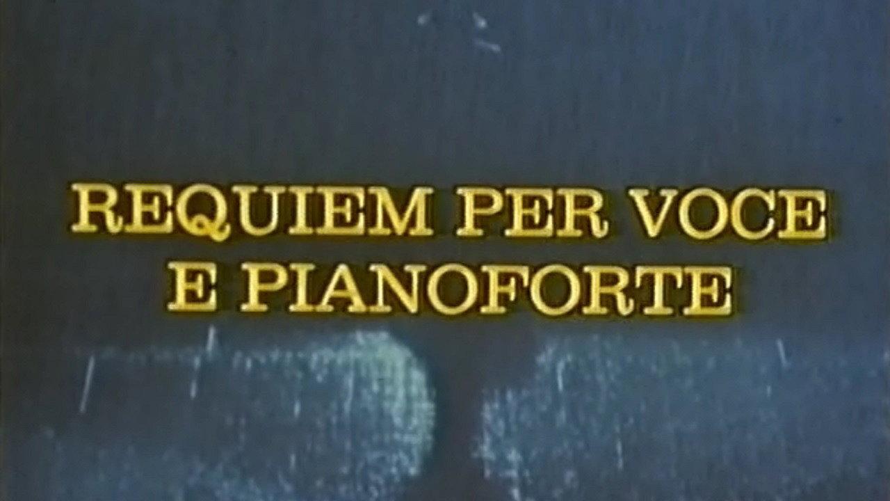 Requiem per voce e pianoforte 1993 movie scene