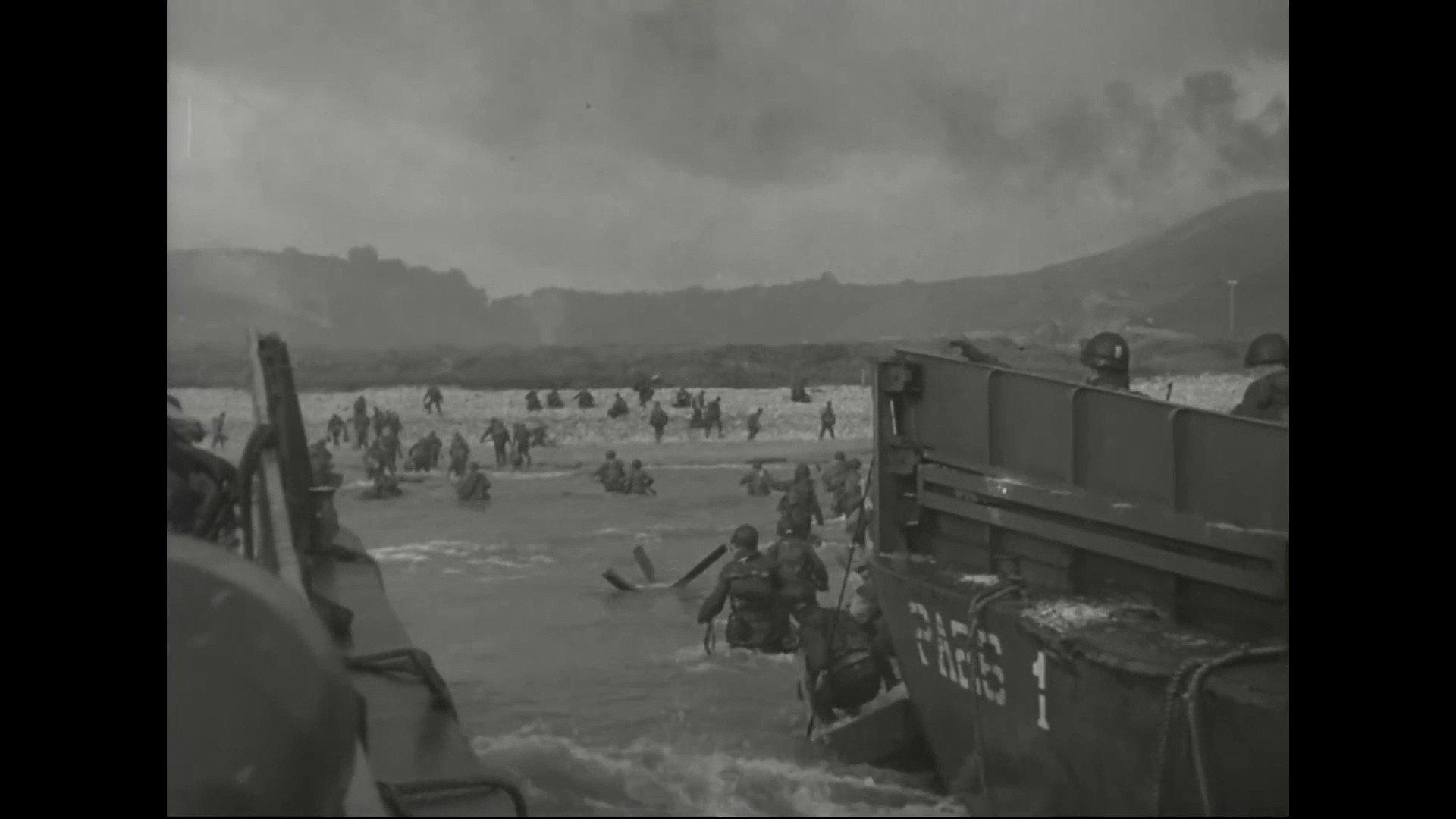 D-Day: The Normandy Invasion 1945 movie scene