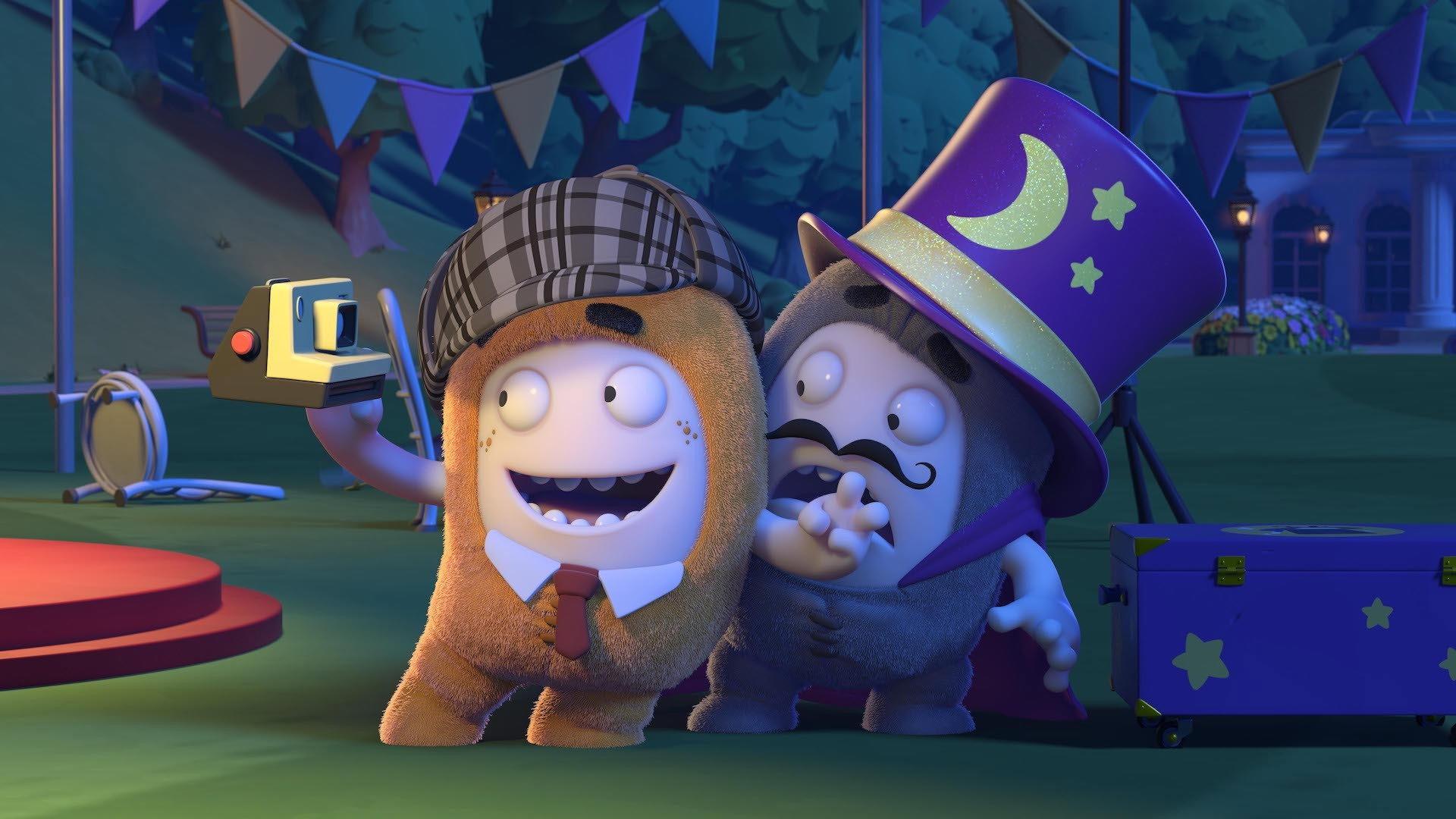 Oddbods snoepen of spoken 2021 movie scene