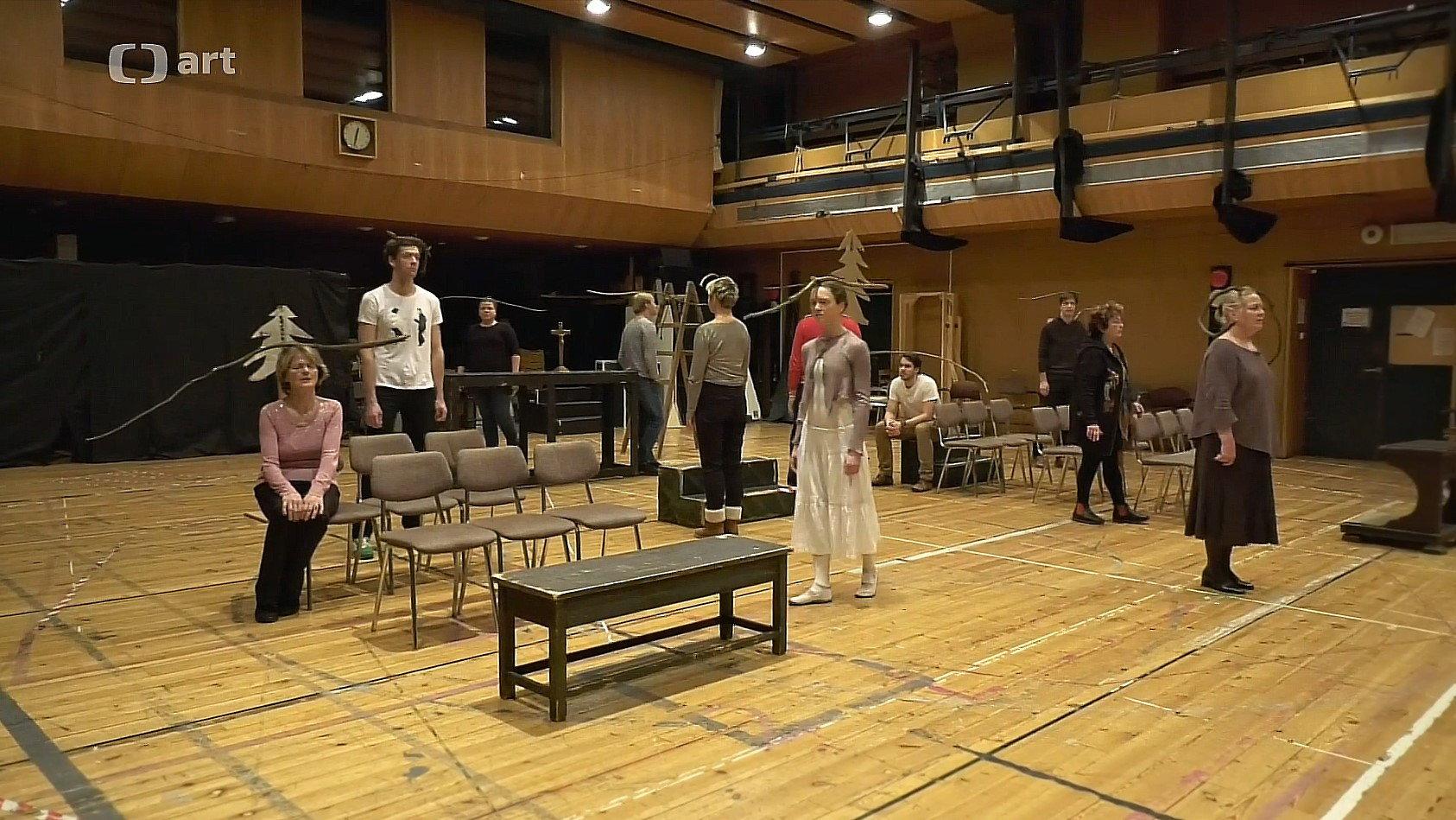 Backstage: Kytice  movie scene