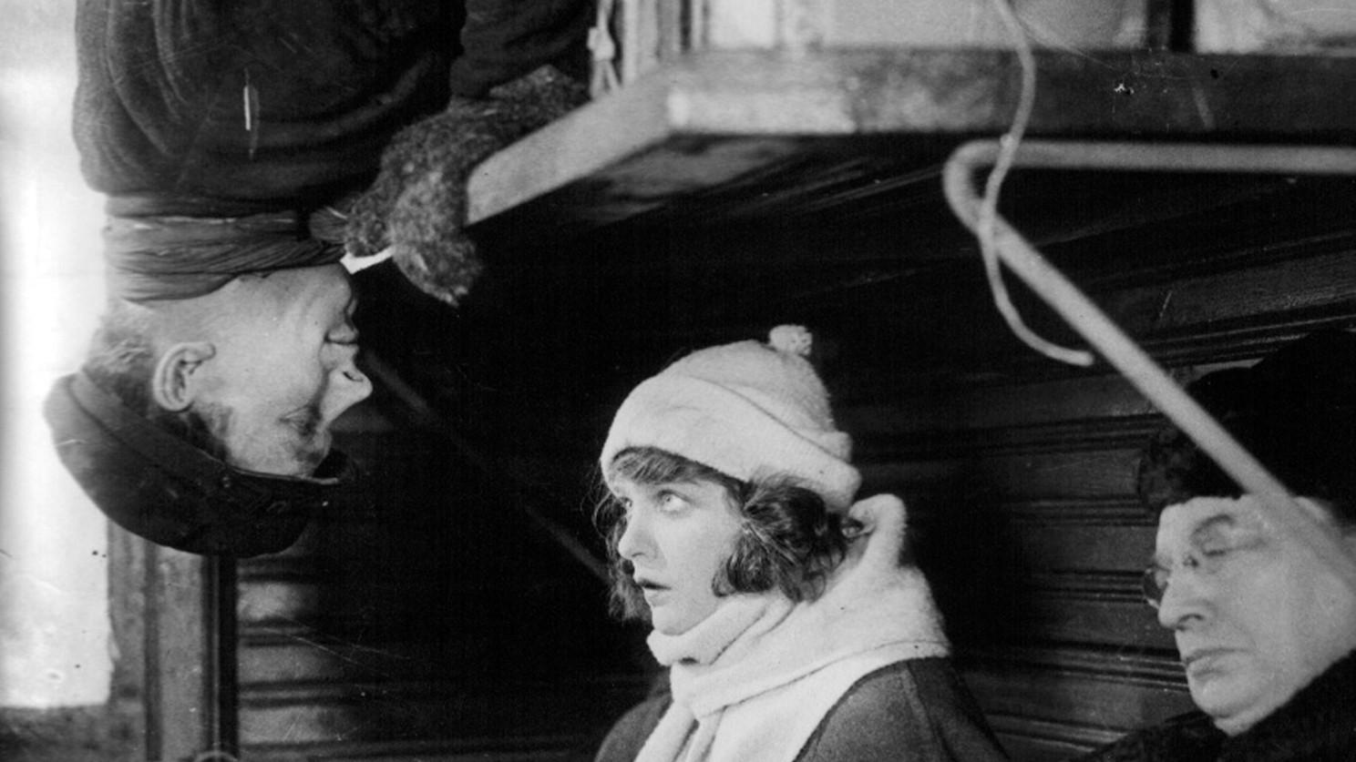 The Girl with the Hat Box 1927 movie scene