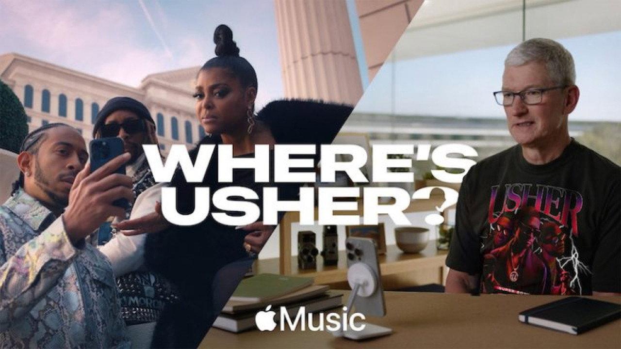 Where's Usher? 2024 movie scene